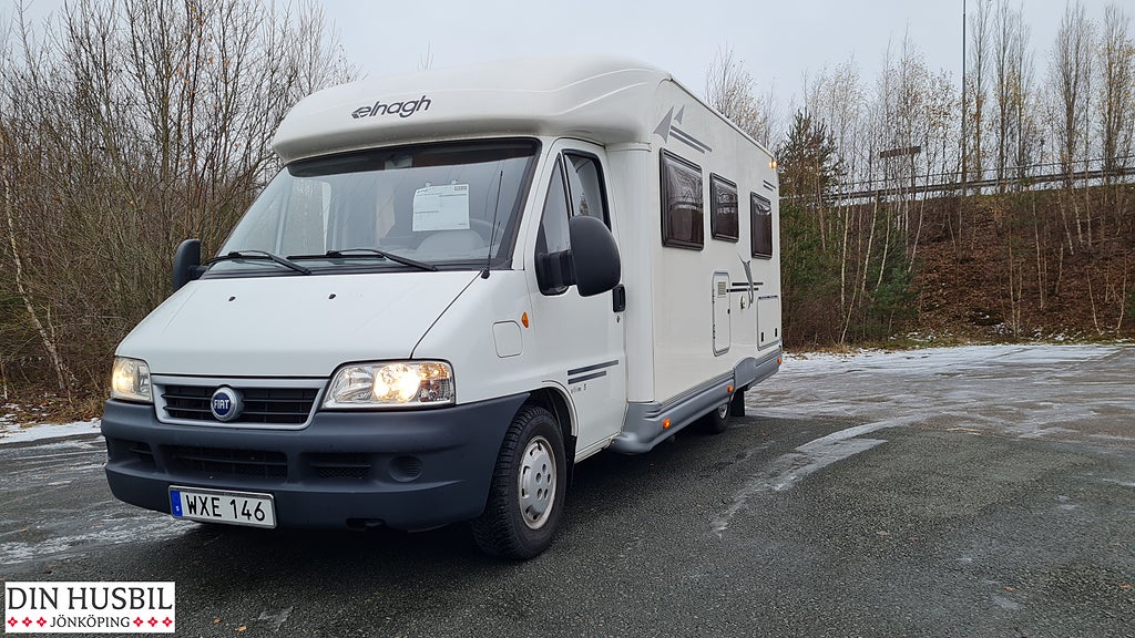 Elnagh Fiat Fransk bädd Nya däck 3400 KG I FINT SKICK