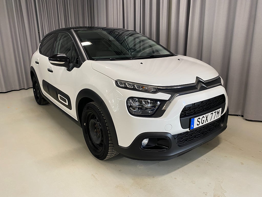 Citroën C3 Shine 82hk Manuell. CarPlay, Backkamera