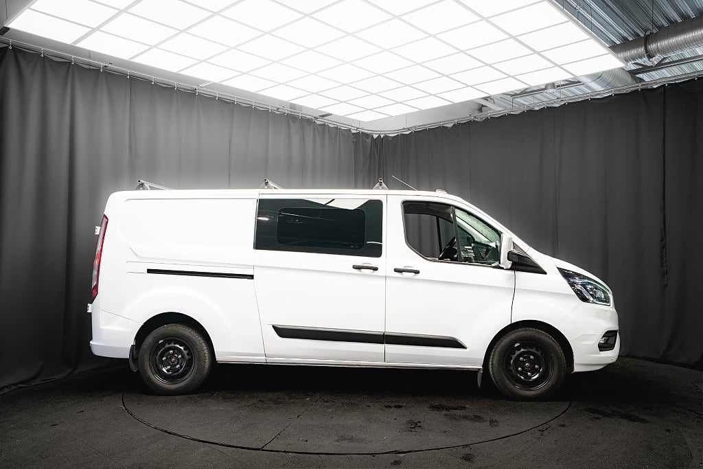 Ford transit Custom 340 Crew Van LÅNG L2 6-sits D-VÄRM KAMERA MOMS