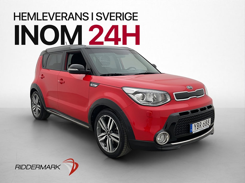 Kia Soul 1.6 CRDi 136hk GLS Kamera Rattvärme 1 Brukare