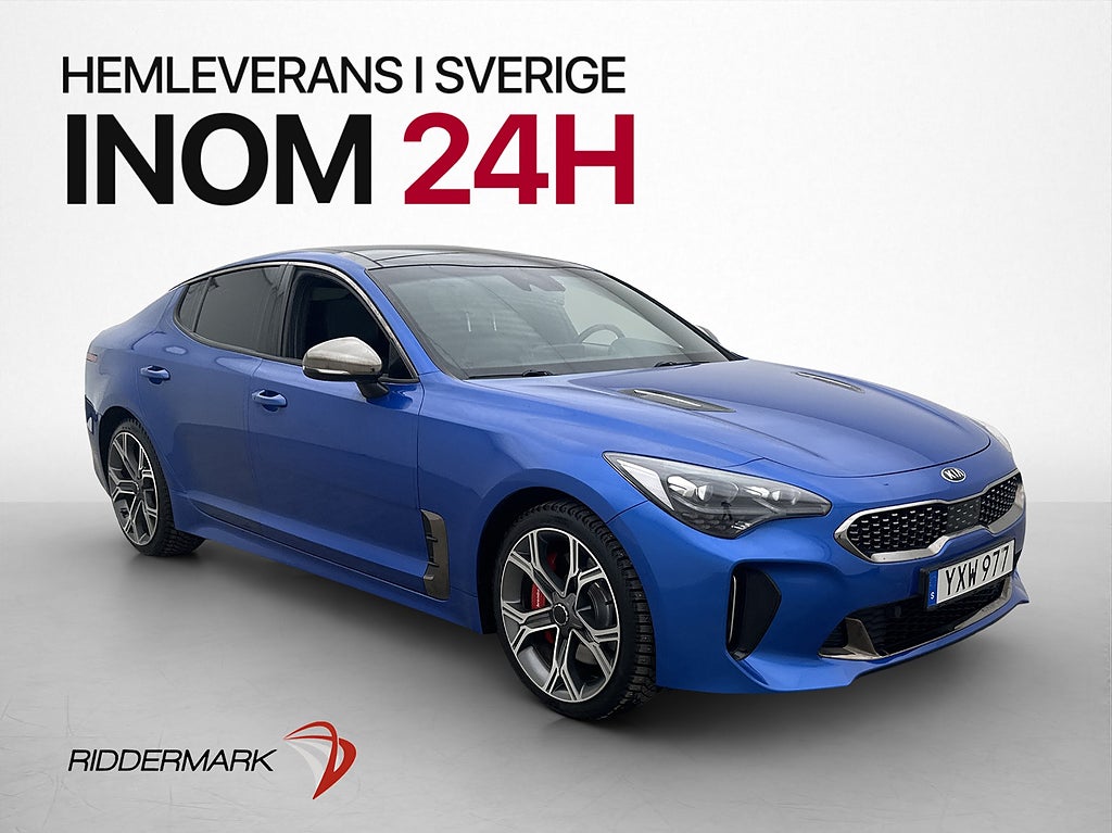 Kia Stinger GT 3.3 V6 AWD 370hk GT Pano H/K HuD 360° M-Värm