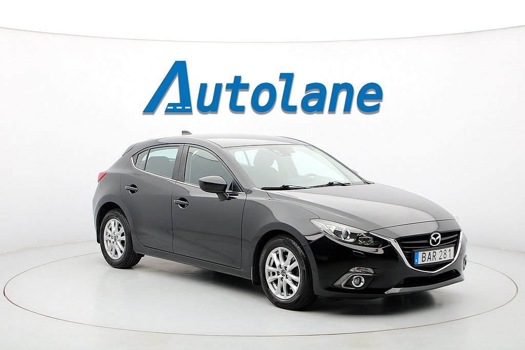 Mazda 3 Sport 2.0 SKYACTIV-G, Navigation, Låg skatt 120hk