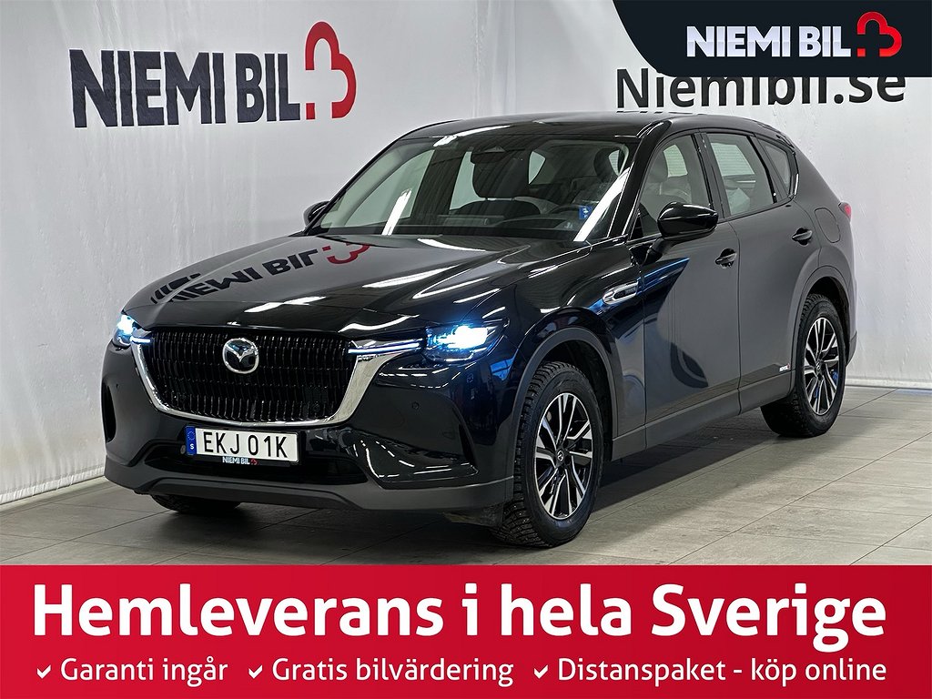 Mazda CX-60 PHEV S&V-däck/Kamera/Psens/MOMS/10-årsgaranti