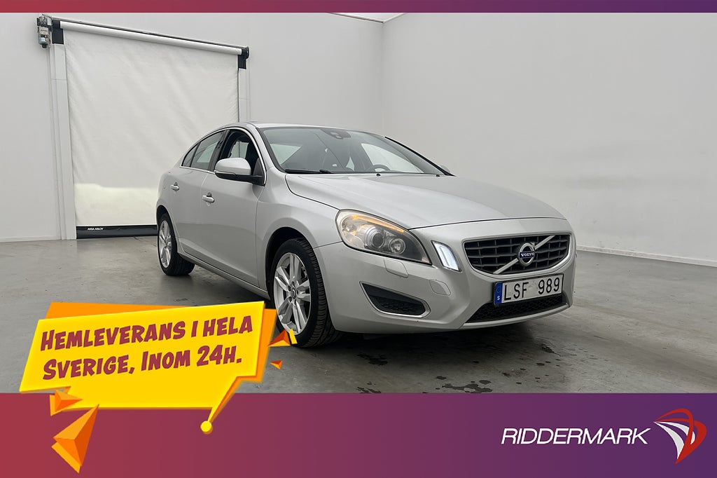 Volvo S60 D5 205hk Summum Värmare Skinn P Sensorer