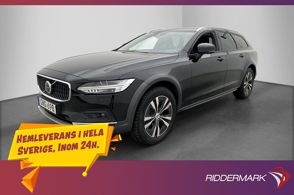 Volvo V90 Cross Country B4 AWD Värmare H/K Kamera Drag Skinn