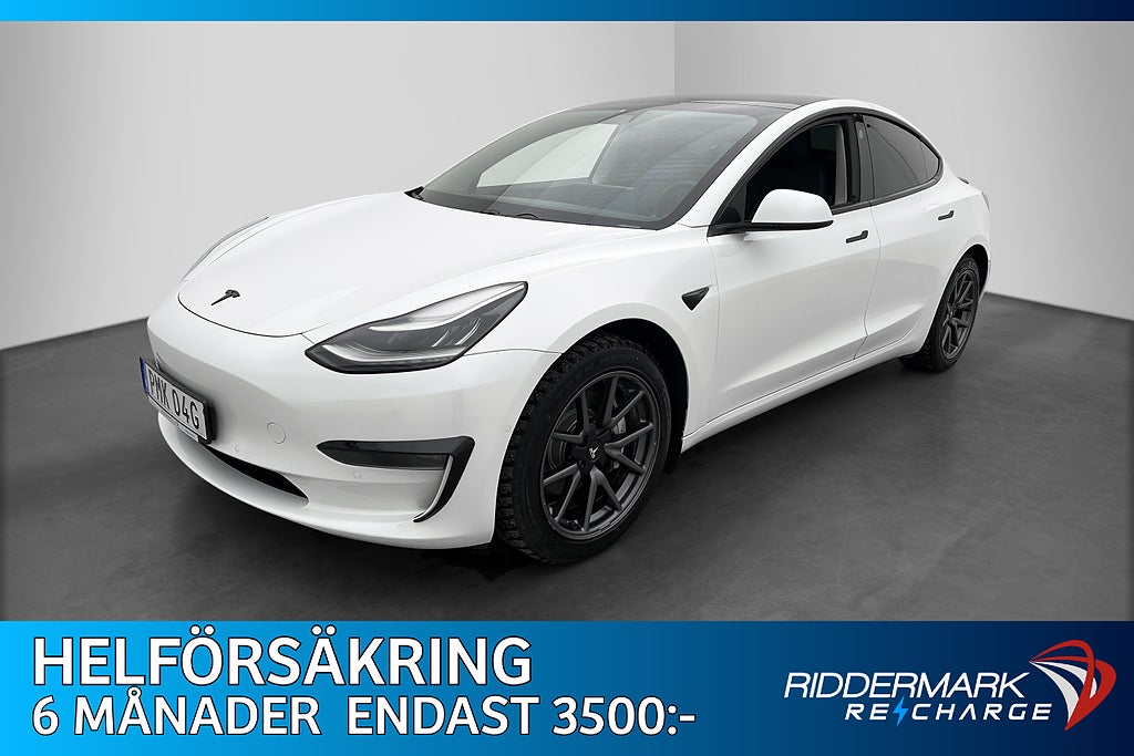 Tesla Model 3 Long Range AWD Pano Kamera Skinn Autopilot