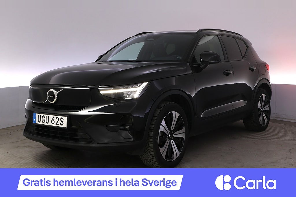 Volvo XC40 Recharge Single Motor Plus Kamera Drag Värmepump