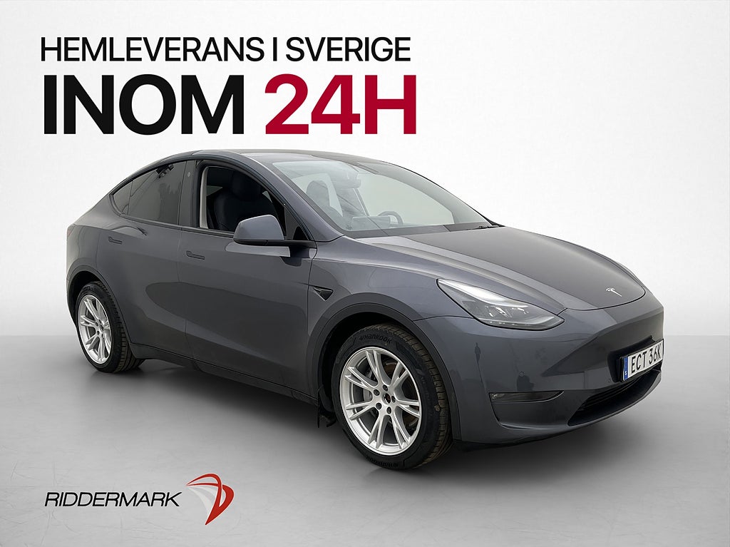 Tesla Model Y Long Range AWD Pano AP Svensksåld MOMS