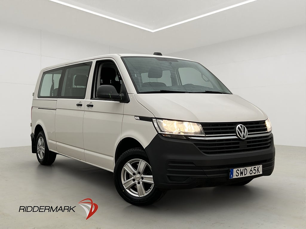 Volkswagen Transporter Kombi Värmare PDC CARPLAY 9-Sits Moms