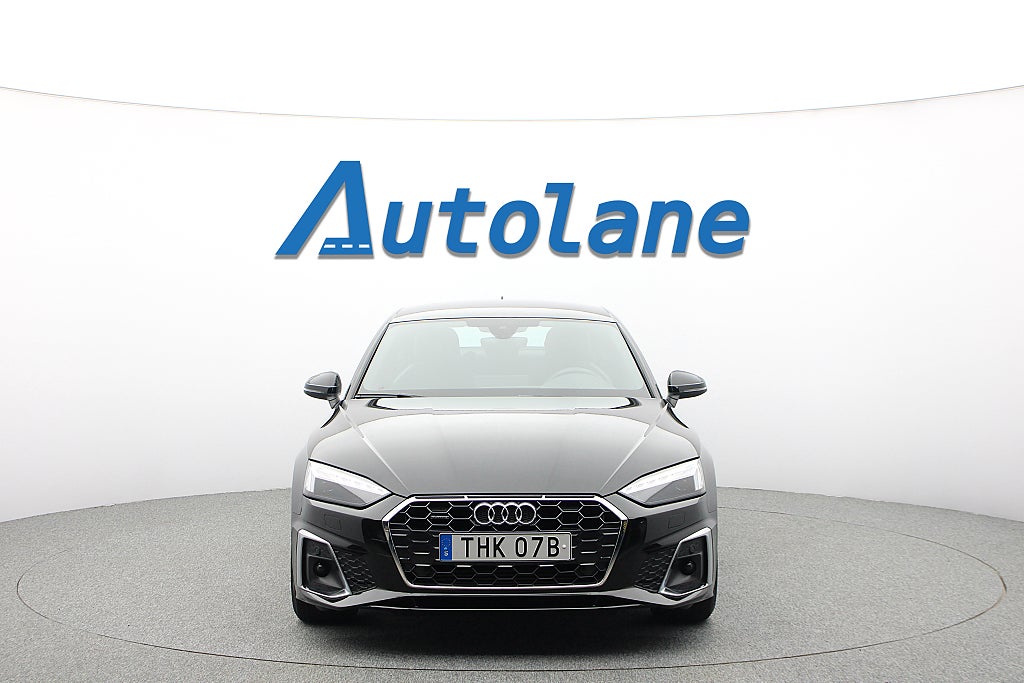 Audi A5 Sportback 45 TFSI quattro, S line, Matrix, 20" 265hk