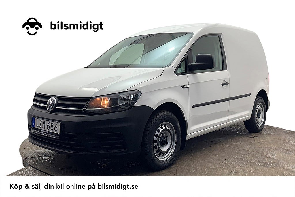 Volkswagen caddy-skåp 2.0 TDI Aut Drag Värmare P-Sens LED-ramp MOMS 102hk