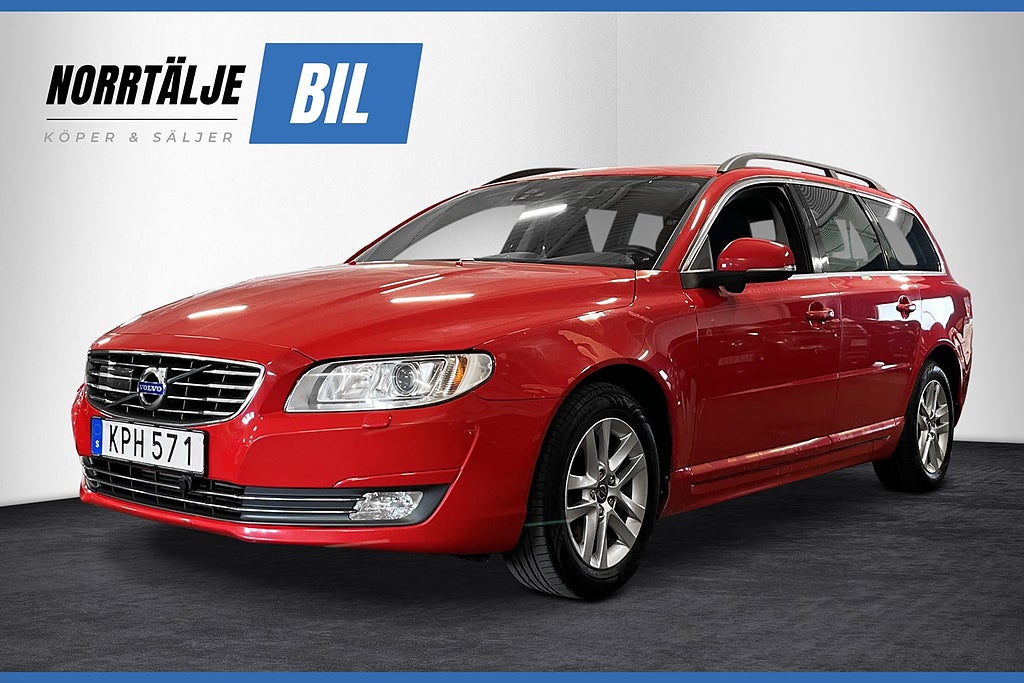 Volvo V70 D4 181 HK MOMENTUM DRAG VÄRMARE KAMREM BYTT BLIS NYBES 