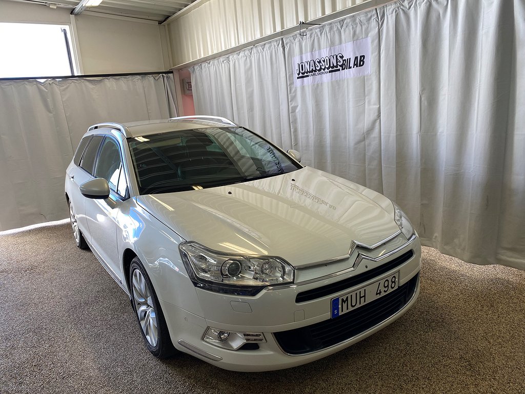 Citroën C5 Tourer 2.0 HDi Automatisk, 163hk, drag, skinn