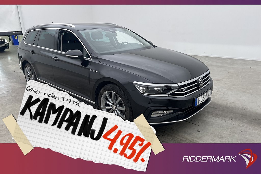 Volkswagen Passat SC 2.0 TDI 4M R-Line D-Värm 4,95% Ränta