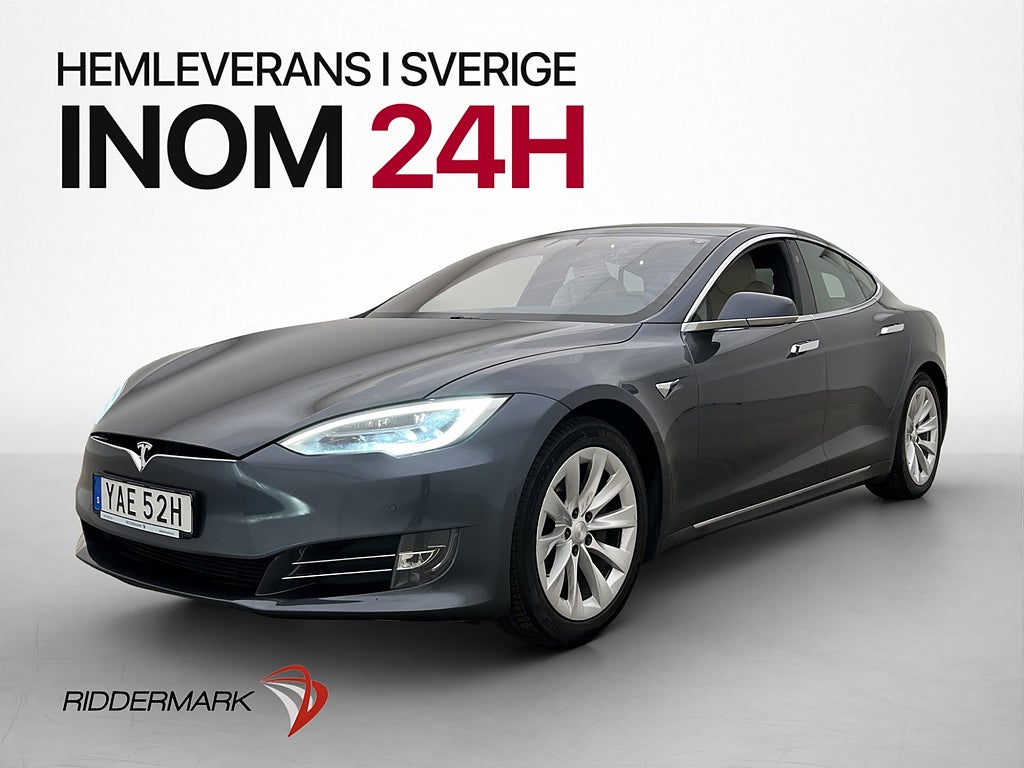 Tesla Model S Long Range AWD Pano Kamera Moms AP Skinn Navi
