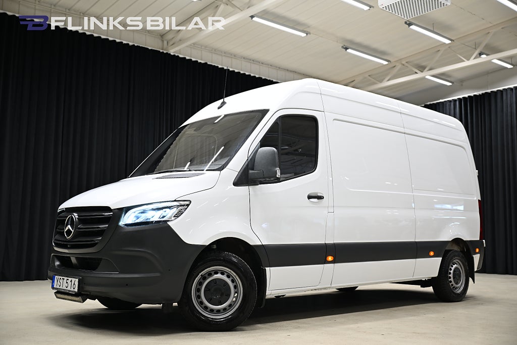 Mercedes-Benz Sprinter 314 CDI 9G 143HK Automat|LED|Drag|Värmare|360° Kamera