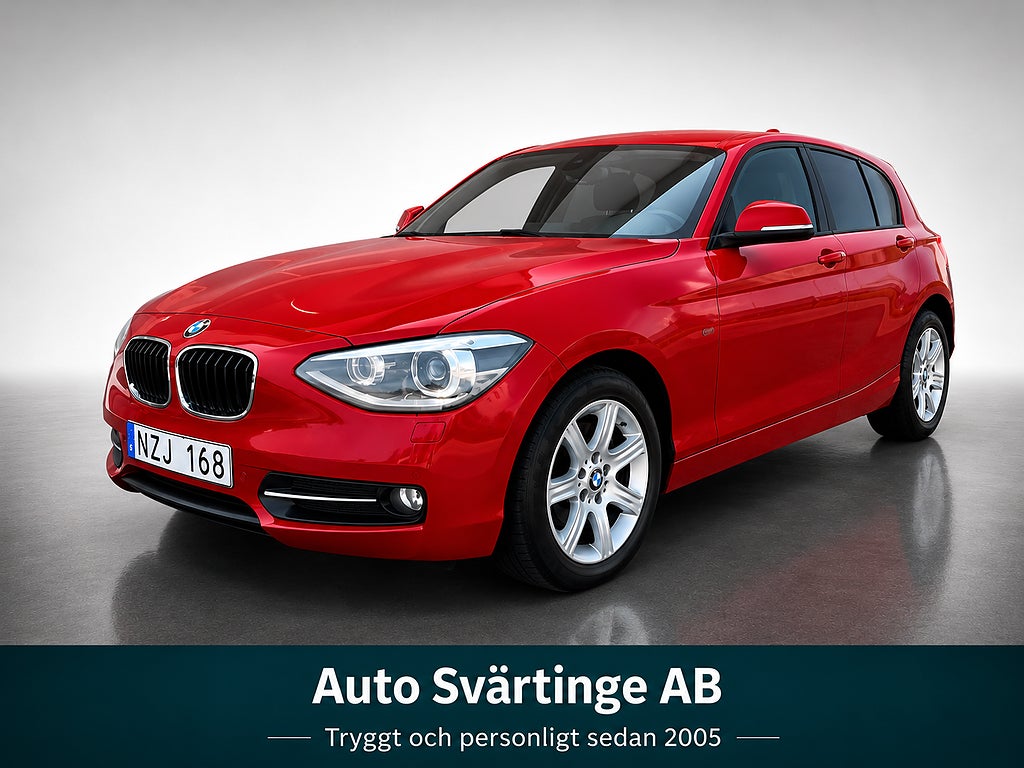 BMW 118d xDrive 5-dörrars Sport line Euro 5 (Drag, läder)