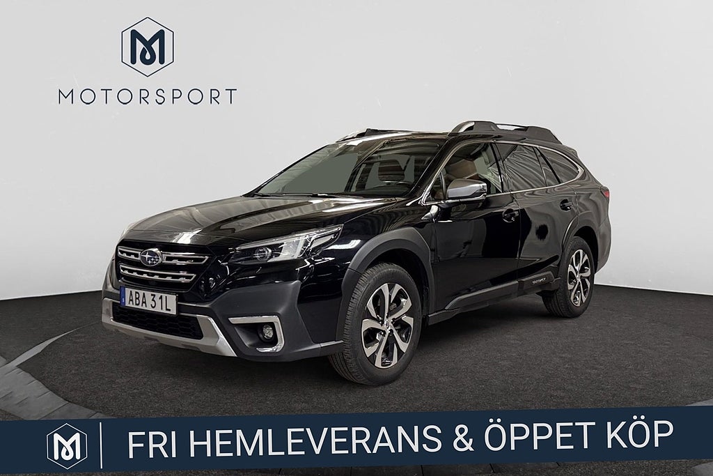 Subaru Outback 2.5 4WD XFuel Aut Touring Drag Brunt skinn