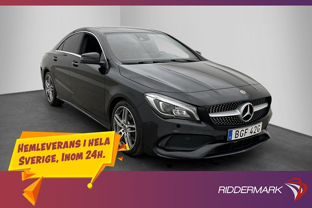 Mercedes-Benz CLA 200 Coupé 136hk AMG Panorama Kamera