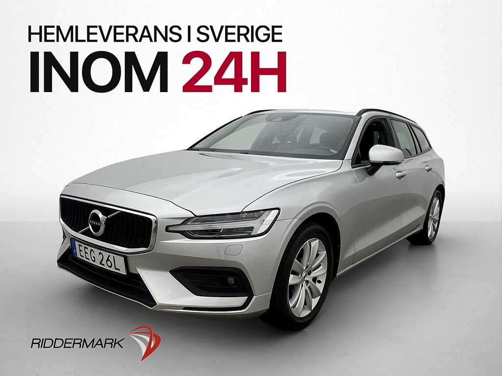 Volvo V60 D4 Momentum Värmare Kamera A-CarPlay Navi Drag