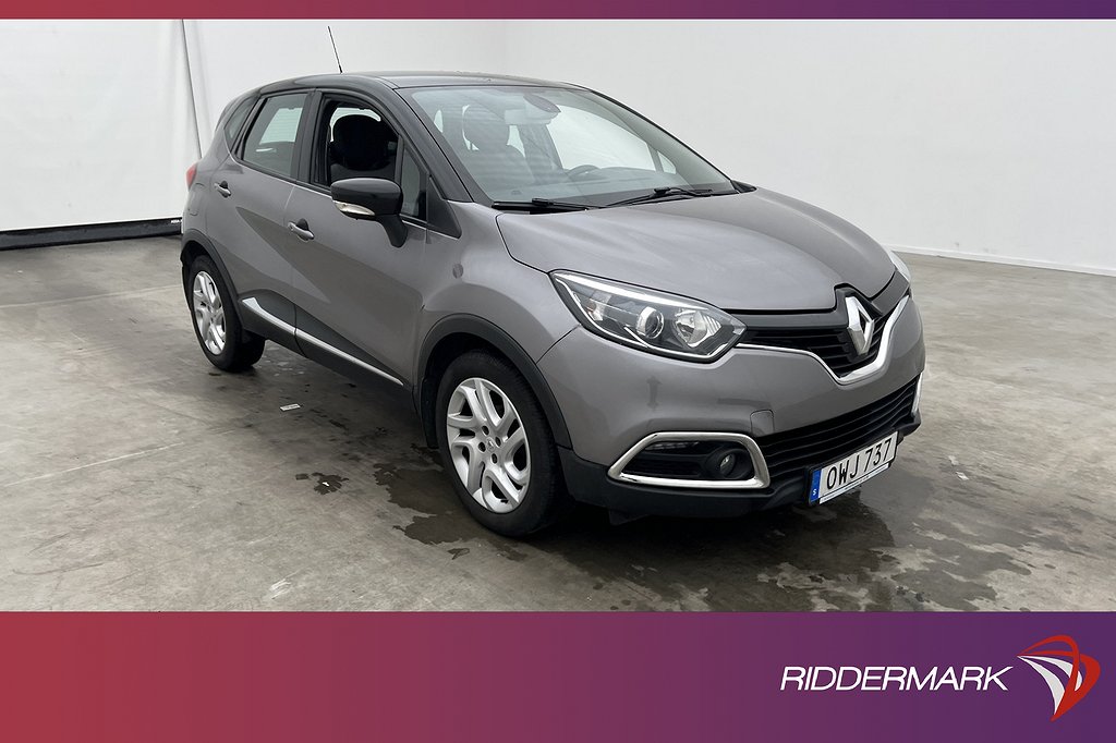 Renault Captur 0.9 TCe 90hk Navi P-Sensorer Lågskatt 0.51l/Mil