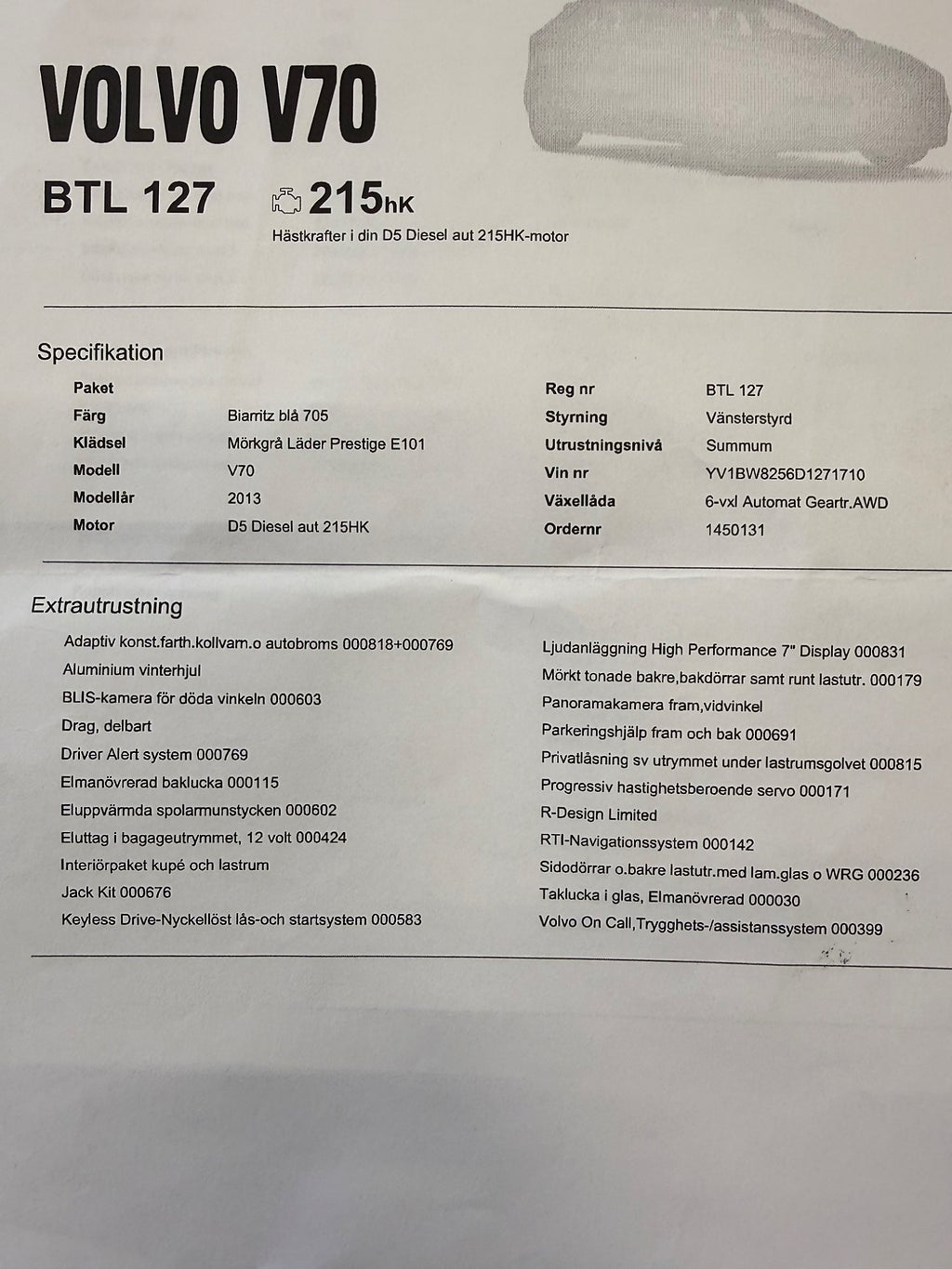 Volvo V70 D5 AWD Geartronic Summum R-Design Limited 215hk - miniatyr 27