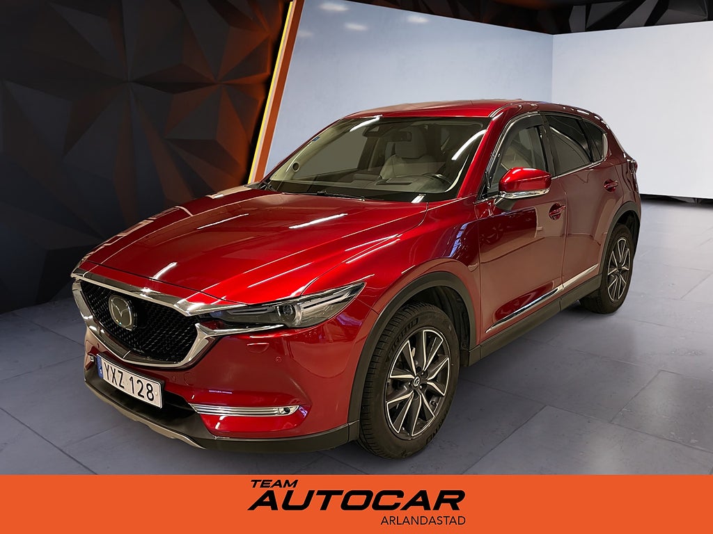 Mazda CX-5 2.5 Optimum AWD/Off-white skinn/BOSE/360°/Nyserv