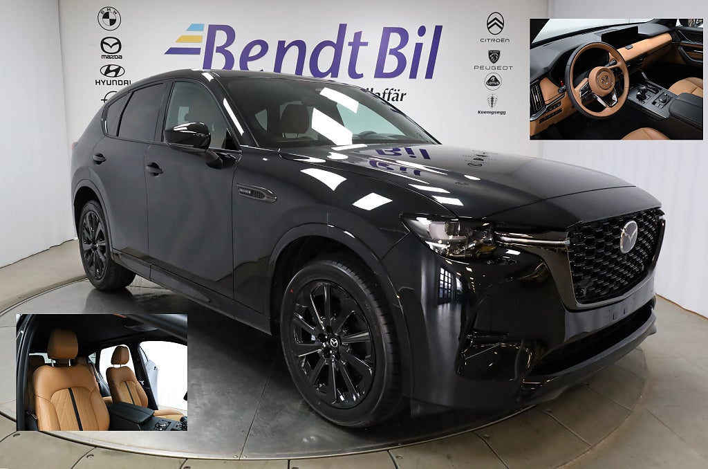 Mazda CX-60 3.3 Diesel/ Glastak/ Brun Nappaklädsel