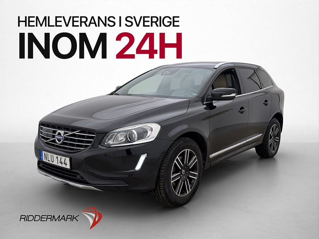 Volvo XC60 D4 AWD Classic Summum VOC Värmare Drag Läder BLIS