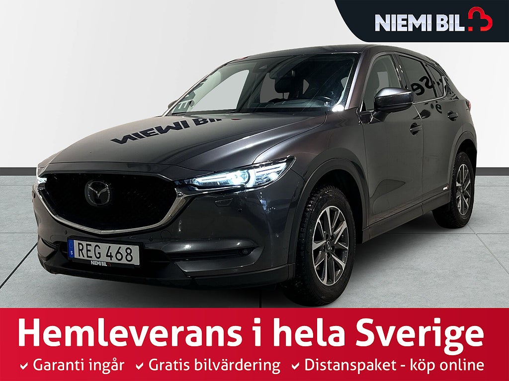 Mazda CX-5 2.5 SKYACTIV-G AWD Pvärm Kamera BOSE GPS HuD Skinn SoV