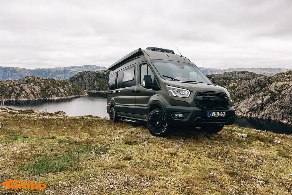 Sunlight Cliff 590 4x4 Green Trek IBEX 603D dragkrok