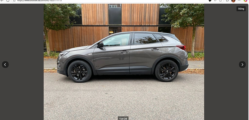 Opel Grandland X Grandland Hybrid 225 Design Line 24mån garanti vhjul