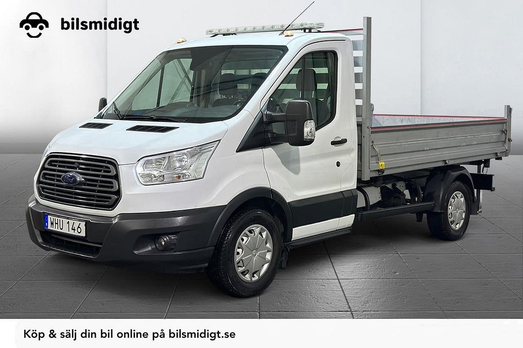 Ford Transit 350 Chassi Cab 2.0 Aut Tippflak Drag Värm Moms