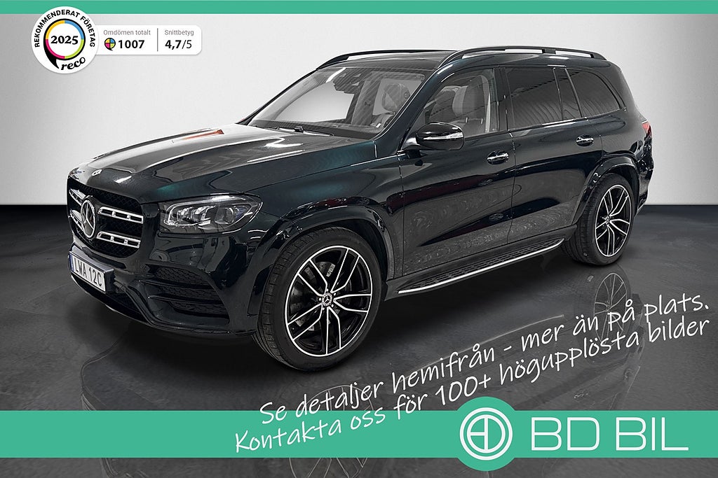 Mercedes-Benz GLS 580 4MATIC AMG 7-SITS LUFTFJÄDRING BURMESTER PANORAMA