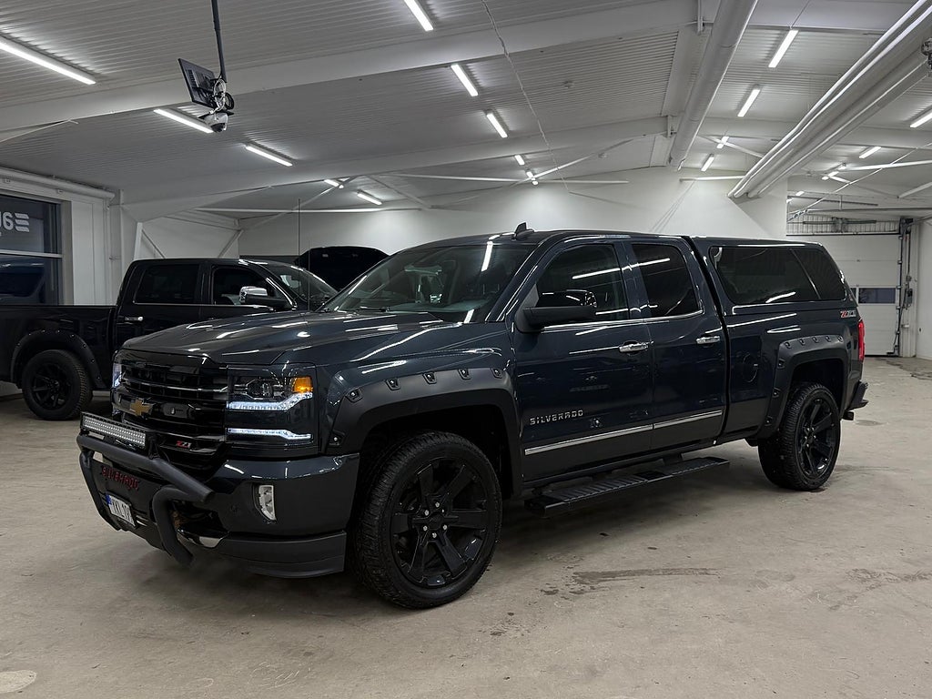 Chevrolet Silverado 1500 Dubbelhytt 6.2 V8 E85 4WD KÅPA LÅNGA FLAKET