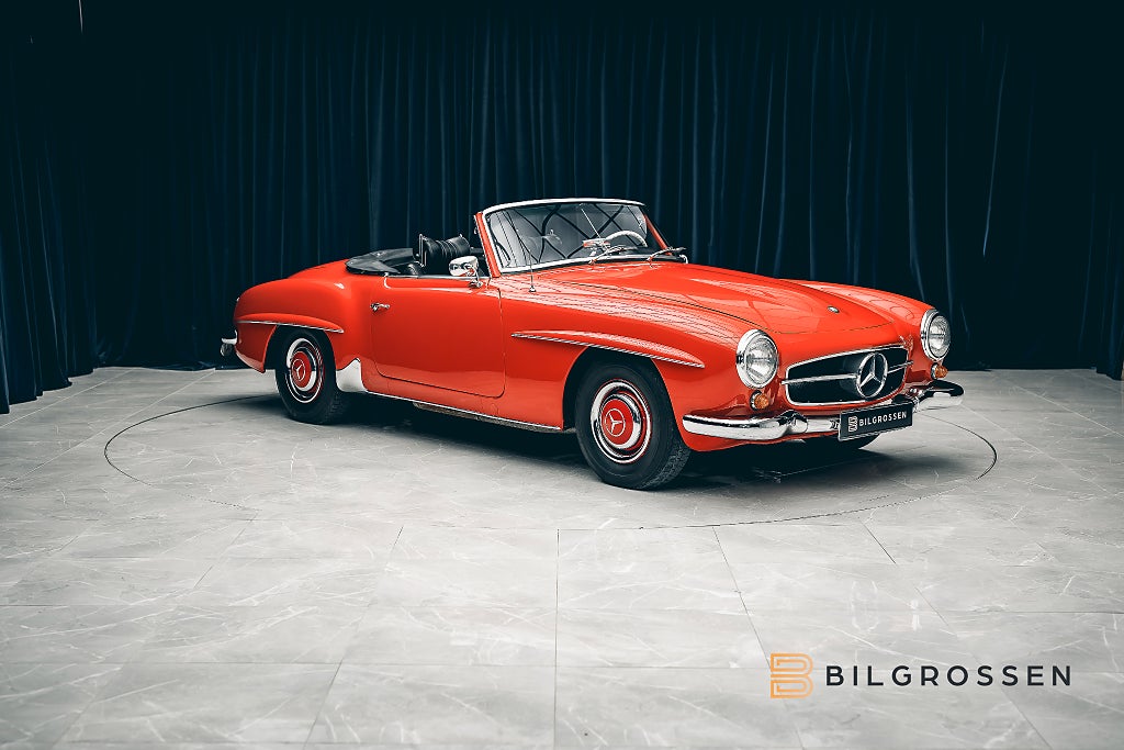 Mercedes-Benz 190 SL Roadster / Svensksåld /