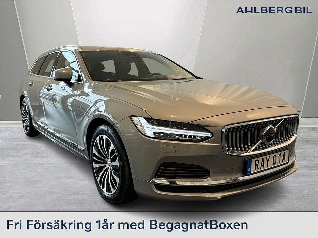 Volvo V90 Recharge T6 Core Edition II, Drag, Google, Parkerings kamera