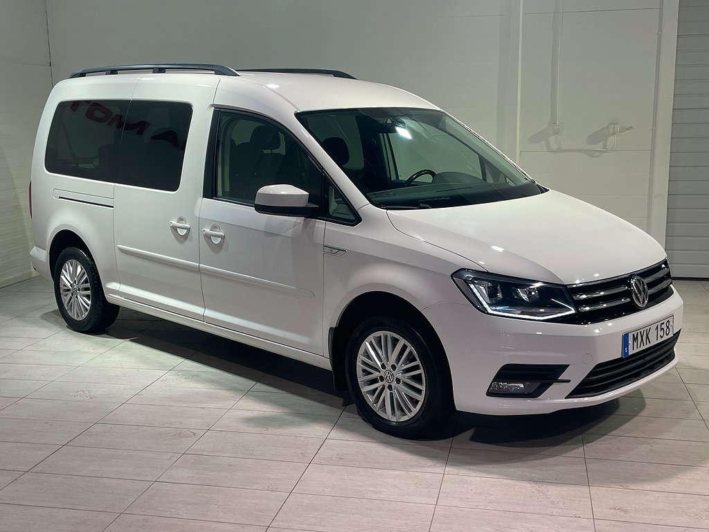 Volkswagen Caddy Maxi | 7-sits | MOMS | Automat | Kamera 2016