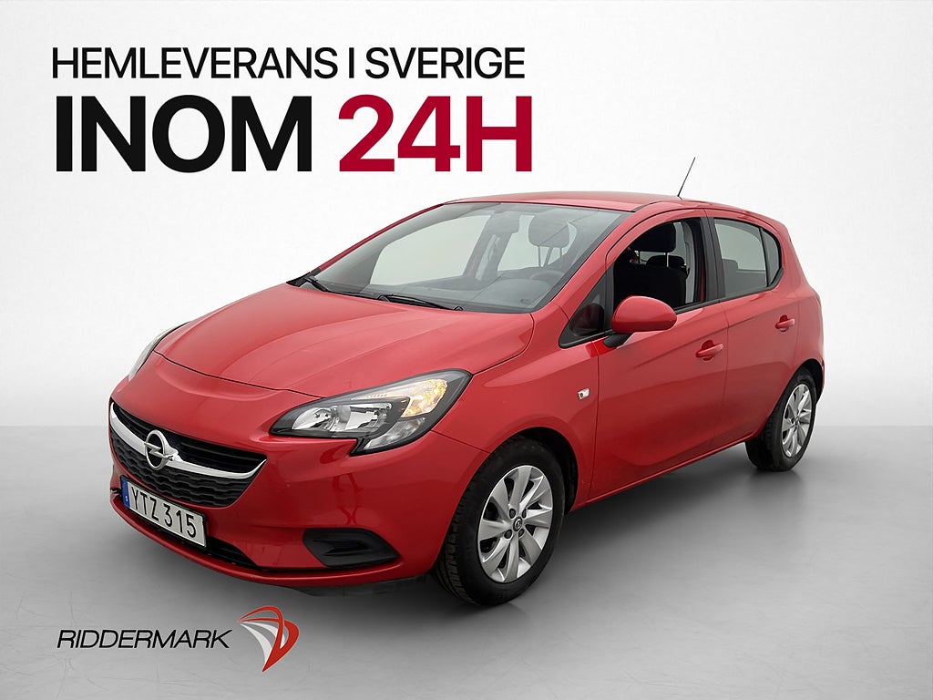 Opel Corsa 1.4 Automatisk 90hk Enjoy P-sensorer Rattvärme