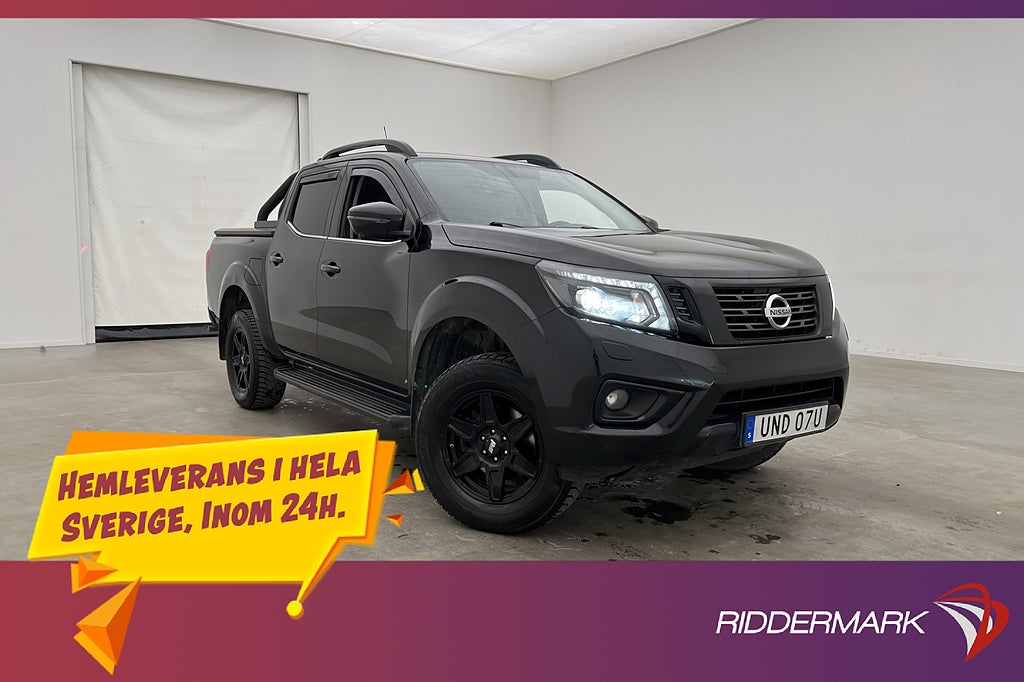 Nissan Navara N-Guard 2.3dCi 4WD Värm CARPLAY Diff Drag Moms