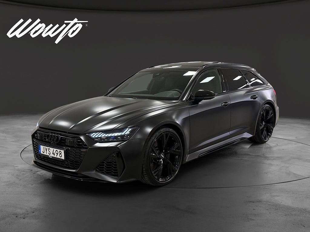 Audi RS6 Avant V8 600HK /DRC /360 /Laser /Pano /Sv-Såld