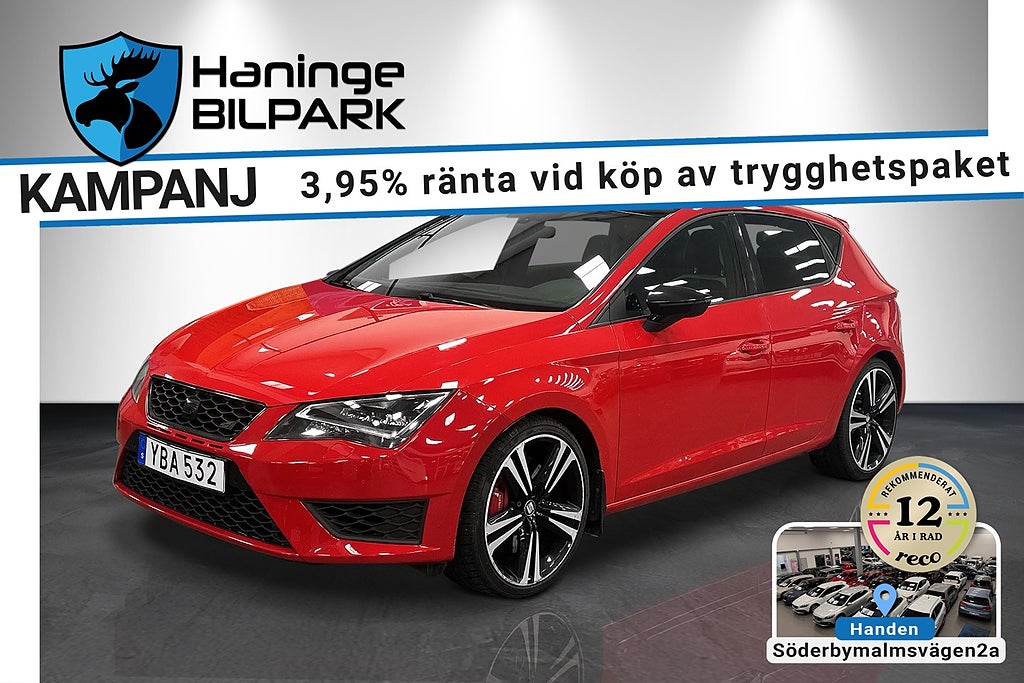 Seat Leon León Cupra 2.0 TSI 350hk /PANORAMA /NAVI /PDC /fr 3,95%