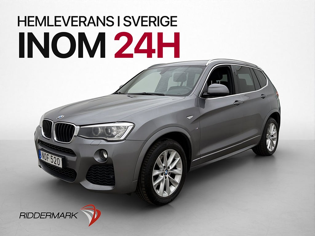 BMW X3 xDrive20d 190hk M Sport D-Värmare Dragkrok PDC