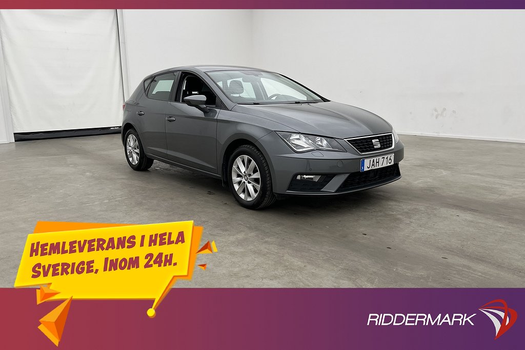 Seat Leon 1.2 TSI 110hk Style Sensorer Farthållare Bluetooth