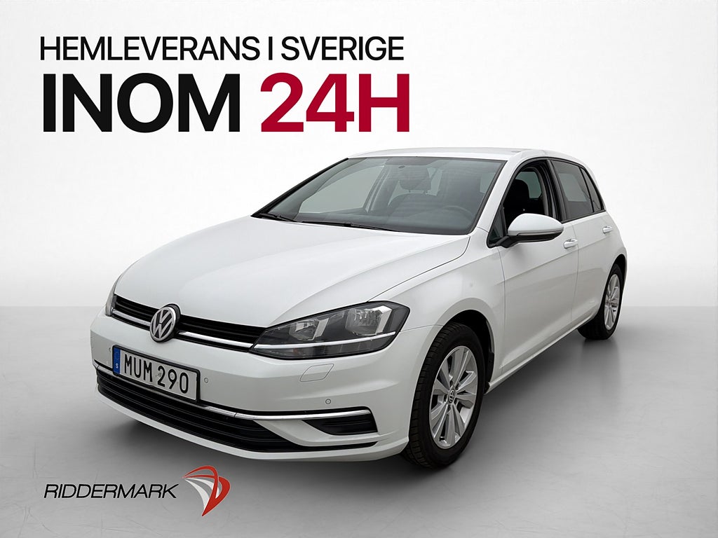 Volkswagen Golf 1.0 TSI 110hk CarPlay Sensorer Två-Brukare