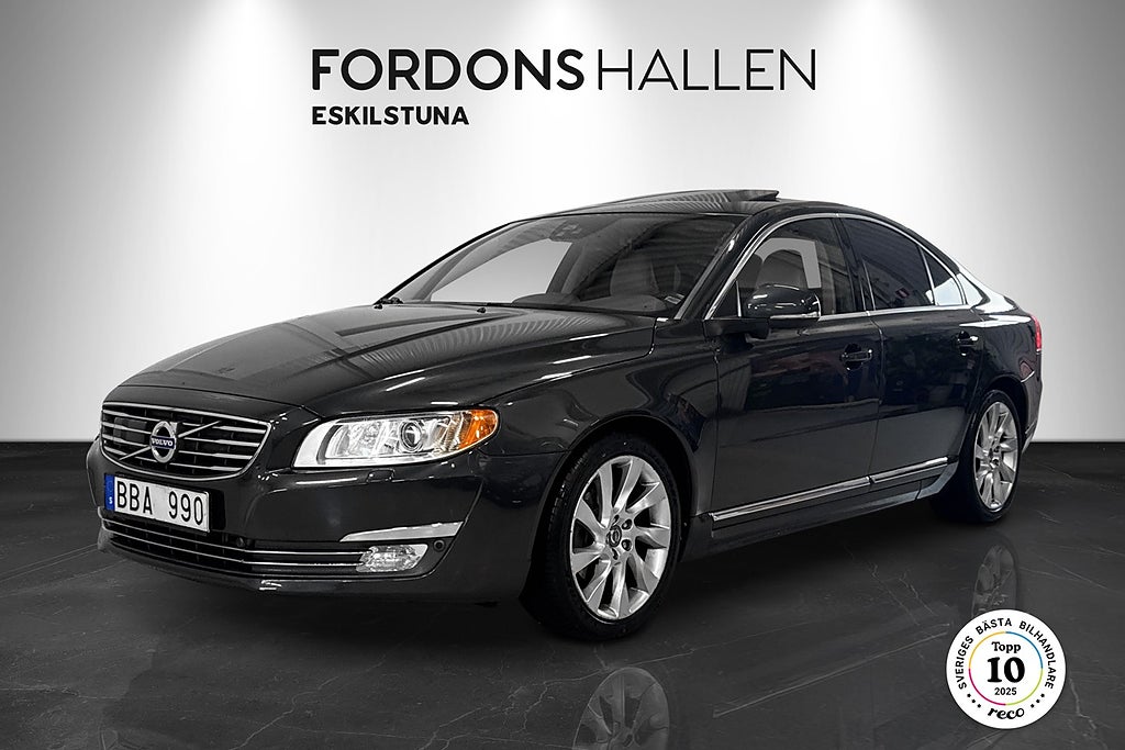 Volvo S80 D4 Summum 5-cyl /Taklucka /Läder /Navi /D-värm /Keyless