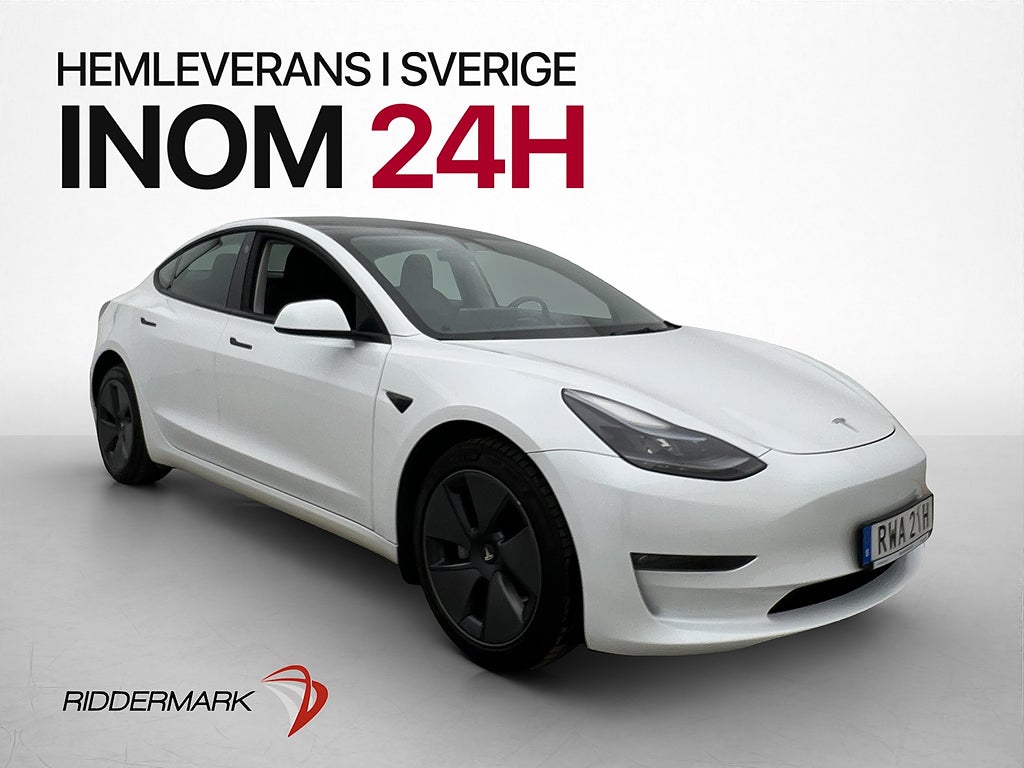 Tesla Model 3 Long Range 498hk AWD Pano Skinn B-Kamera AP