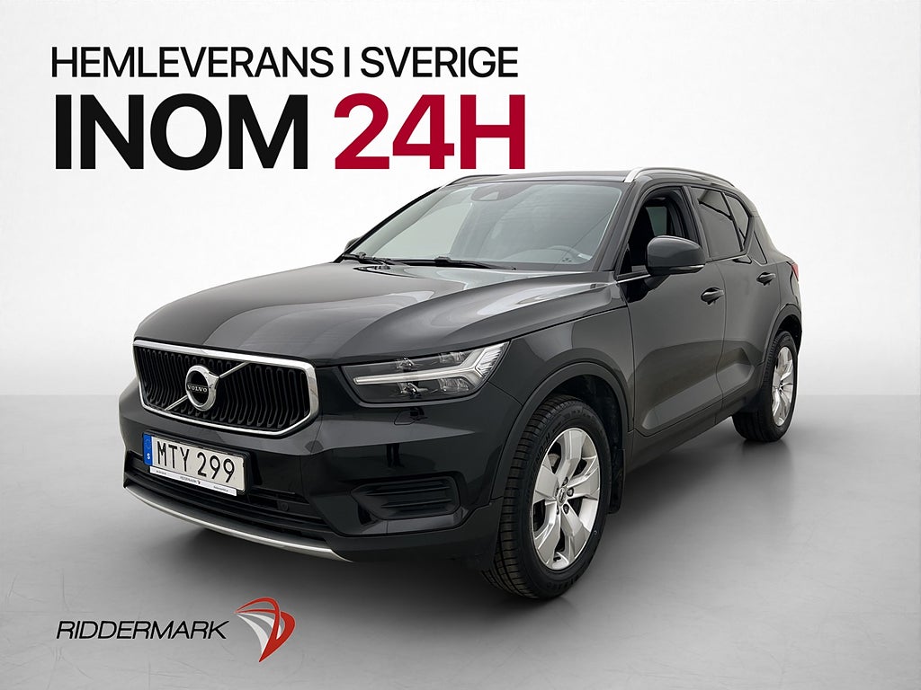 Volvo XC40 T3 156hk Momentum Kamera Farthållare Två-Brukare