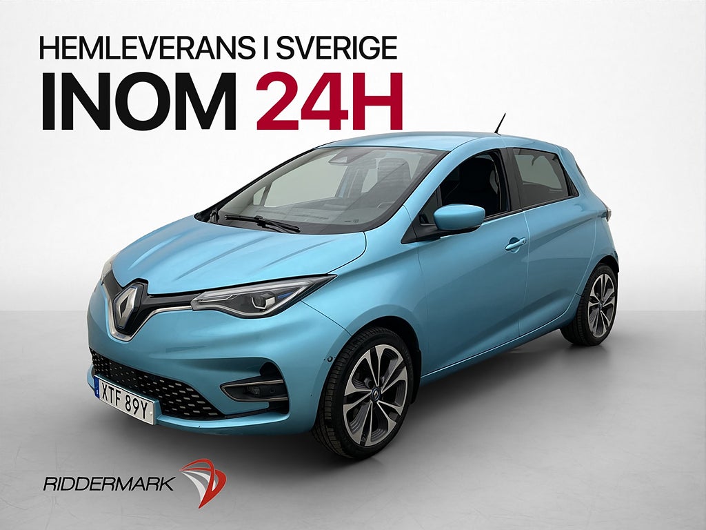 Renault Zoe R135 52 kWh Friköpt Batteri Kamera Navi MOMS