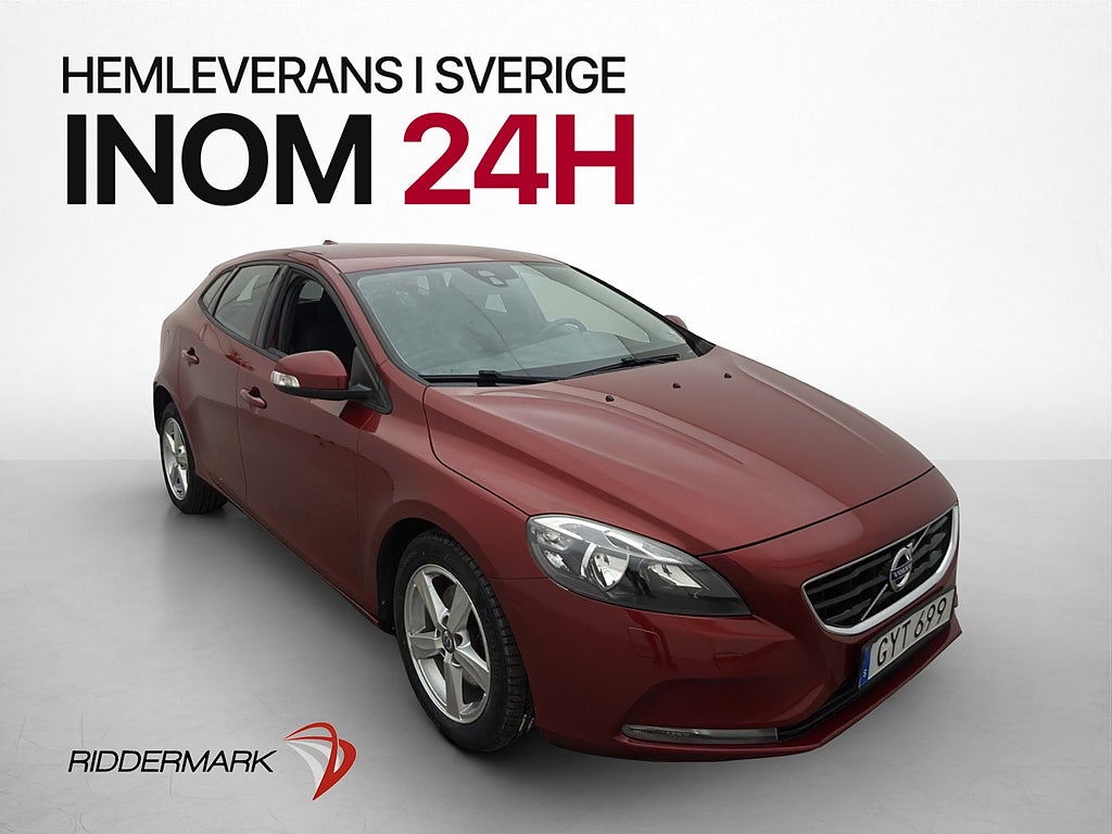 Volvo V40 T2 122hk Kinetic Värmare Farthållare 0.55 l/mil